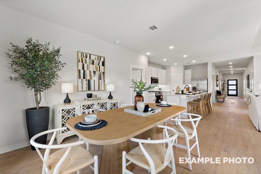 Furnished interior view inside a new home in Sundance Cove, Crosby (Image 11).