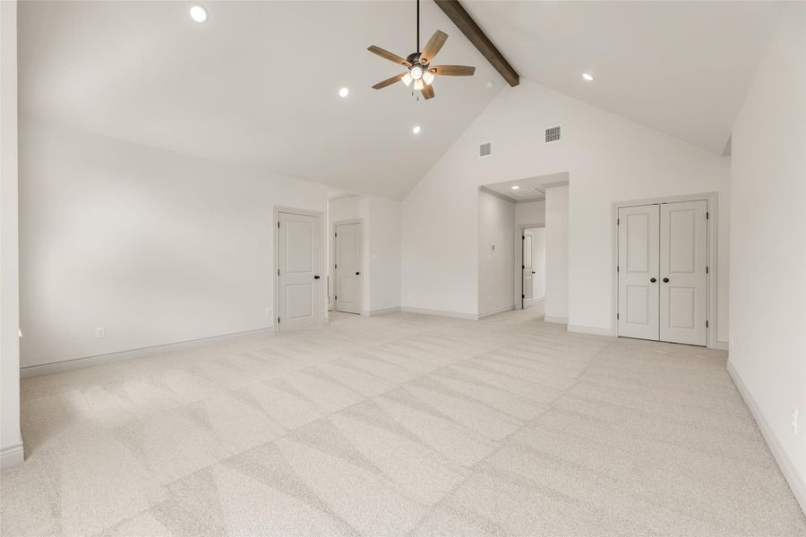 Spacious, unfurnished interior of a new home in , College Station (Image 40). Spacious, unfurnished interior of a new home in , College Station (Image 40).