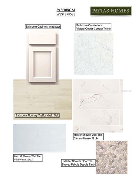 Sample of building materials used in homes in Coastal Gardens at Town Center, Palm Coast (Image 4).