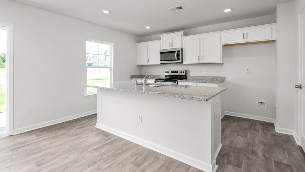 Furnished interior view inside a new home in Aspen Place, Thomasville (Image 4).