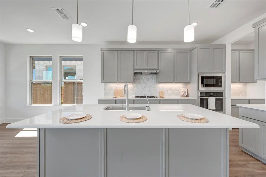 Furnished interior view inside a new home in Vintage Village, Argyle (Image 7).