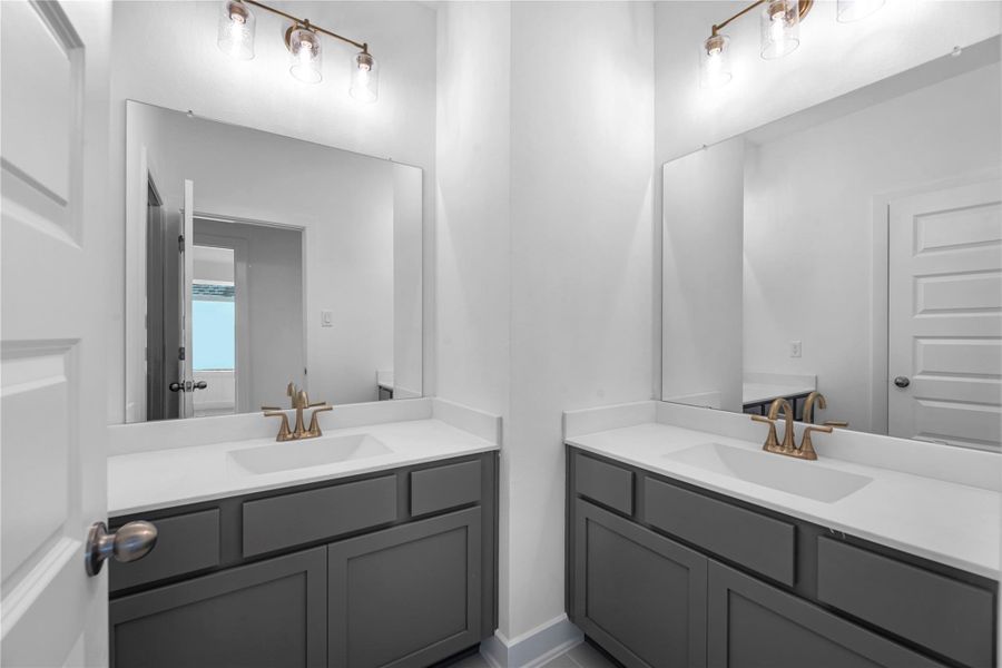 Furnished interior view inside a new home in Elyson, Katy (Image 7).