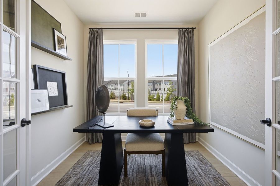 Representative furnished interior of a home built from the The Burke C by Davidson Homes LLC in Forestville Yard, Knightdale (Image 11).