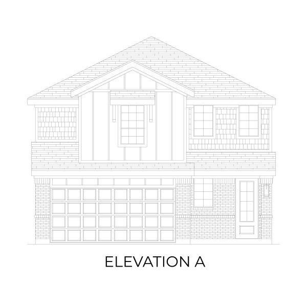 Representative rendering of the exterior for the Jackson F by First Texas Homes (Image 3).