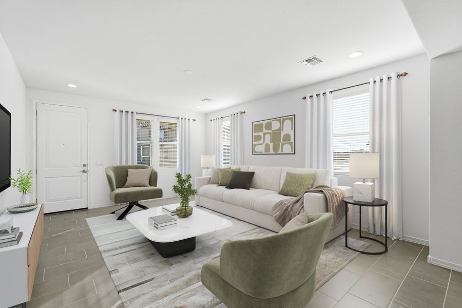 Furnished interior view inside a new home in Parkside, Avondale (Image 5).