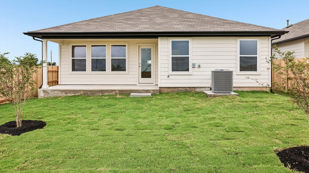 Exterior details and patio area of a home in Briarwood, Elgin (Image 22).