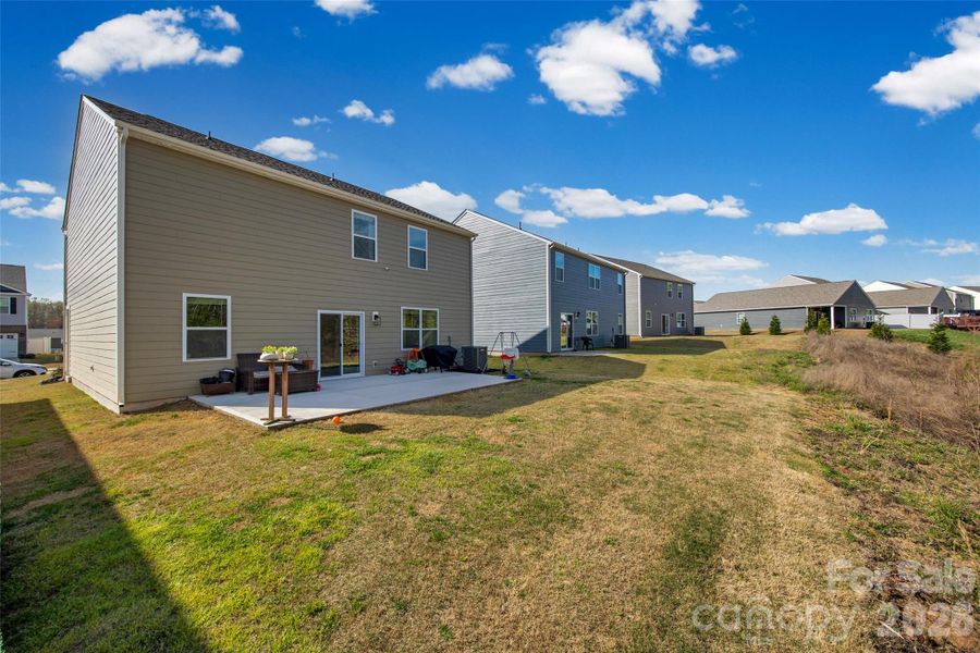 Exterior details and patio area of a home in Fergus Crossing, York (Image 22). Exterior details and patio area of a home in Fergus Crossing, York (Image 22).