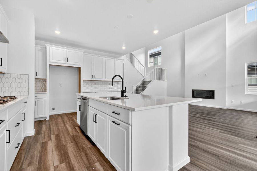 Furnished interior view inside a new home in Sterling Ranch Ascent Village, Littleton (Image 5).