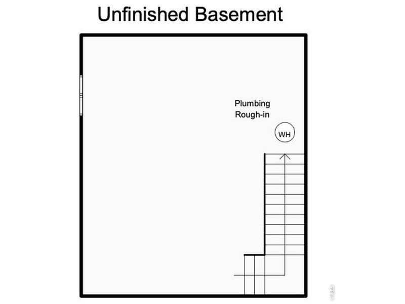 2D floor plan layout of this home in Fickel Farm, Berthoud, CO (Image 4).