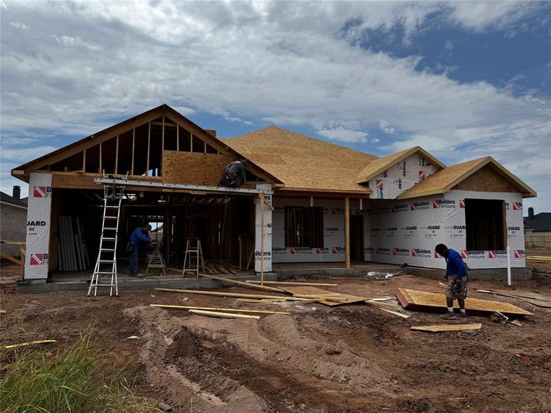 Front exterior of a new home in , Abilene, TX, highlighting curb appeal (Image 1).