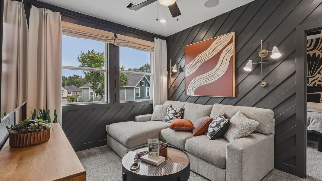 Representative furnished interior of a home built from the Cheverny by Chesmar Homes in The Woodland Hills Chateau, Willis (Image 16). Representative furnished interior of a home built from the Cheverny by Chesmar Homes in The Woodland Hills Chateau, Willis (Image 16).
