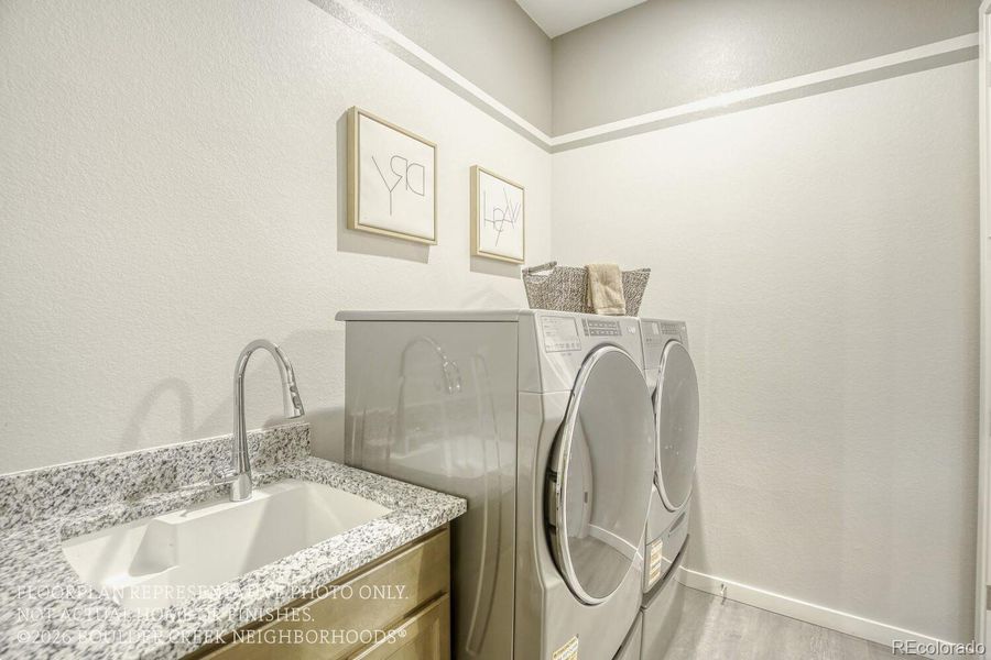 Furnished interior view inside a new home in , Fort Collins (Image 46).