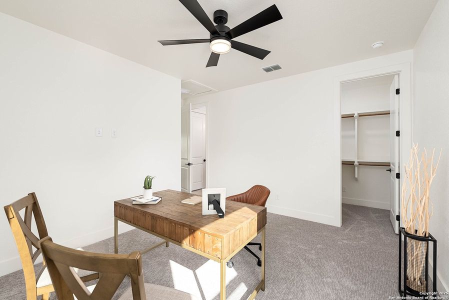 Furnished interior view inside a new home in , San Antonio (Image 23). Furnished interior view inside a new home in , San Antonio (Image 23).