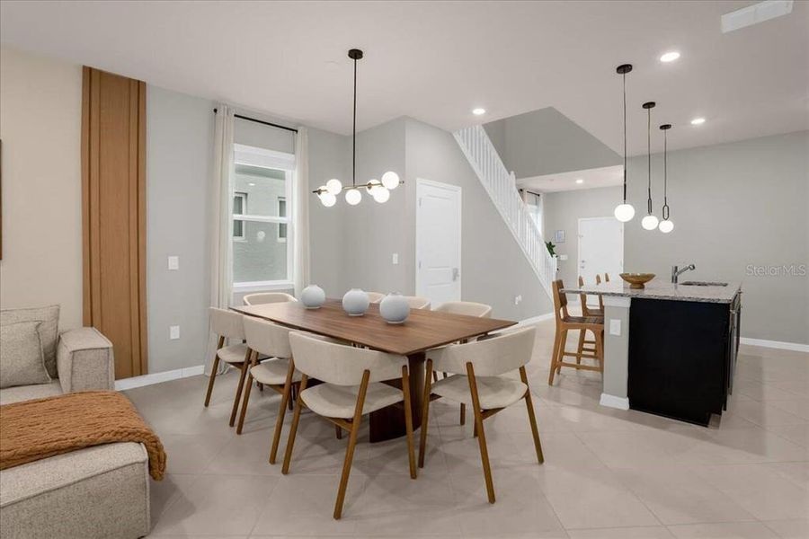 Furnished interior view inside a new home in , Clermont (Image 8).
