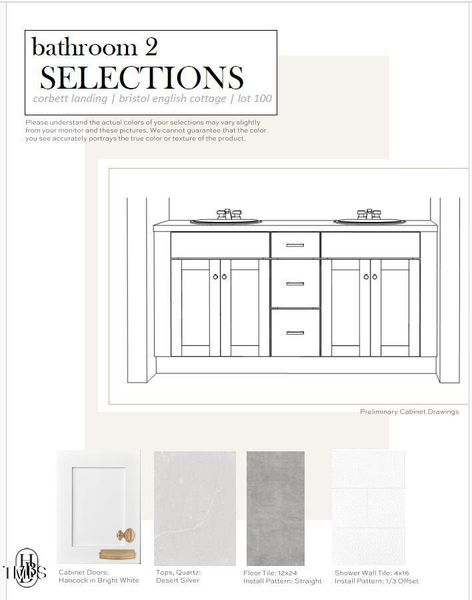 100 Bathroom Selections