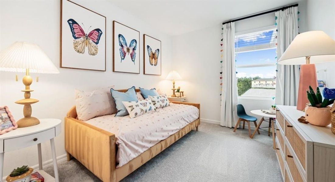 Furnished interior view inside a new home in The Towns at Firethorn, Parrish (Image 16).