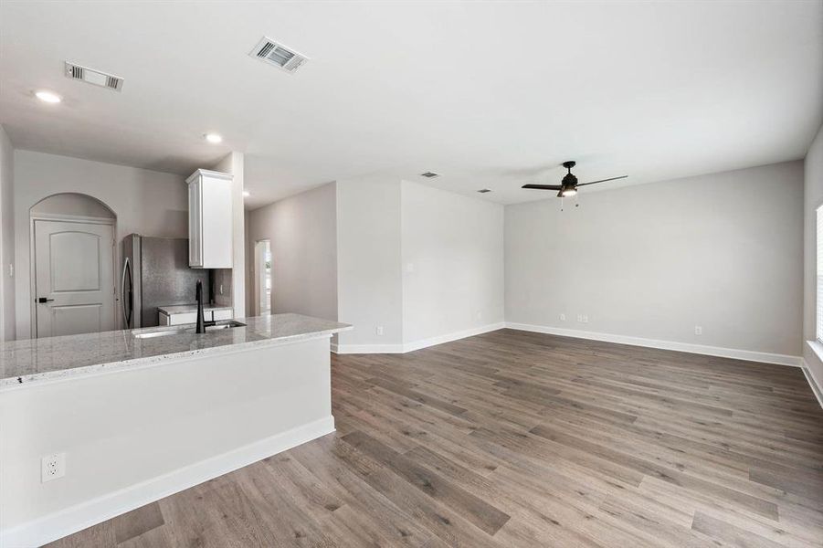 Kitchen and dining room