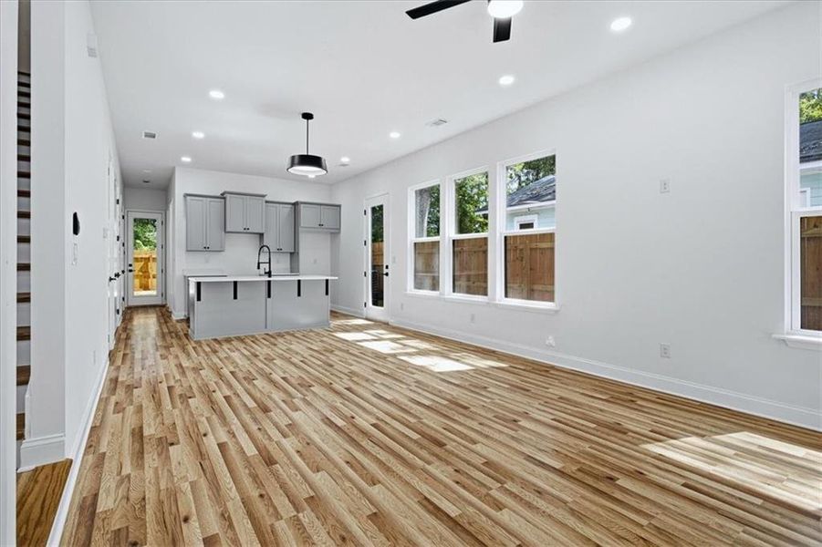 Spacious, unfurnished interior of a new home in , Atlanta (Image 15). Spacious, unfurnished interior of a new home in , Atlanta (Image 15).