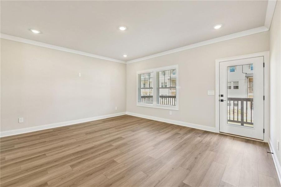 Spacious, unfurnished interior of a new home in , Lawrenceville (Image 35).