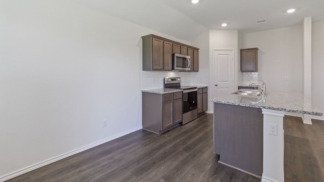 Furnished interior view inside a new home in Stonewyck Farms, Ennis (Image 14).