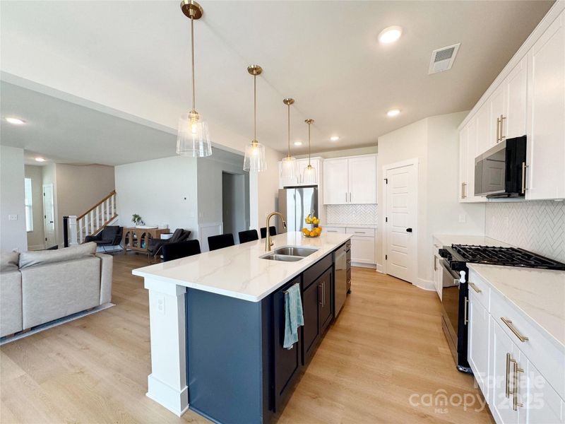 Furnished interior view inside a new home in Enclave at Caldwell, Charlotte (Image 7).
