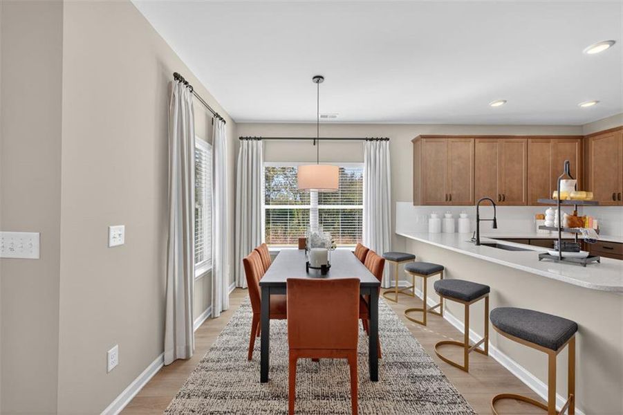 Furnished interior view inside a new home in Fair Oak, Calhoun (Image 9).