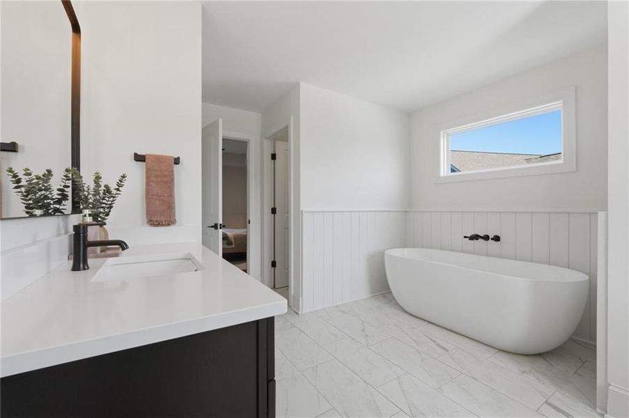 Furnished interior view inside a new home in , Woodstock (Image 22).