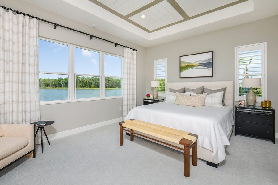 Furnished interior view inside a new home in Grand Park, Sarasota (Image 7).