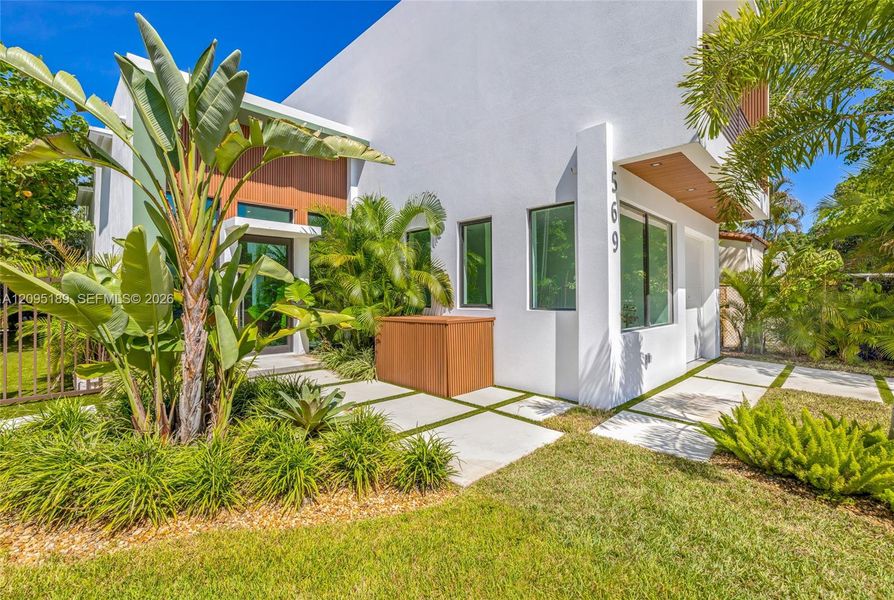 Exterior details and patio area of a home in , Miami (Image 31). Exterior details and patio area of a home in , Miami (Image 31).