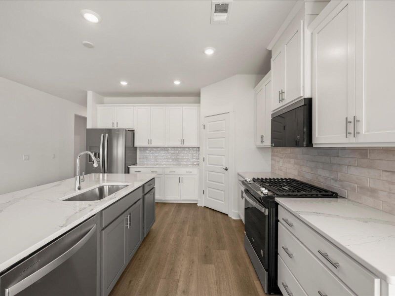 Furnished interior view inside a new home in The Coves at Lakes of Cane Bay, Summerville (Image 6). Furnished interior view inside a new home in The Coves at Lakes of Cane Bay, Summerville (Image 6).