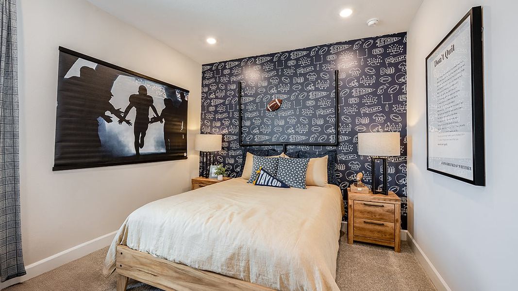 Representative furnished interior of a home built from the Montauk by Taylor Morrison in Timber Ridge, Plant City (Image 13).