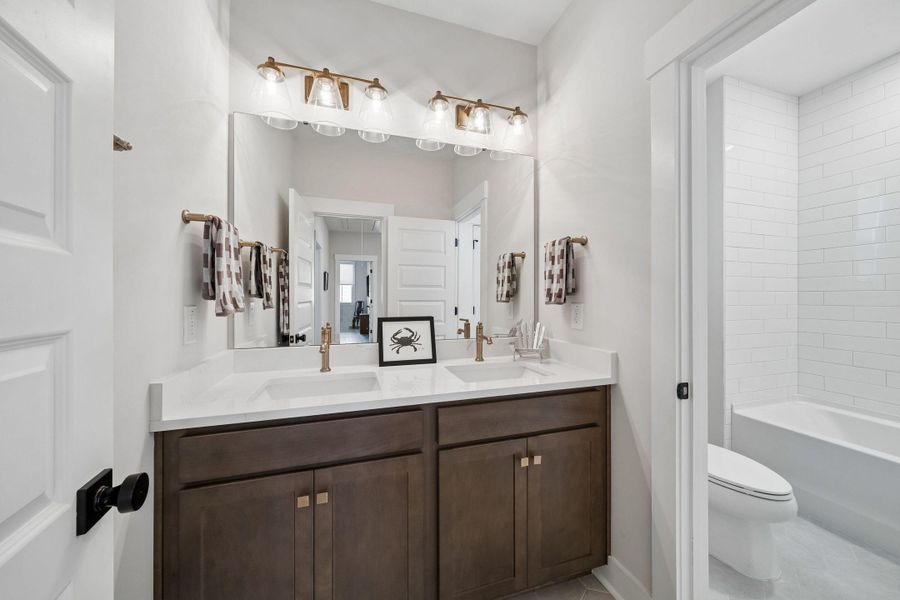Furnished interior view inside a new home in , Mount Pleasant (Image 11).