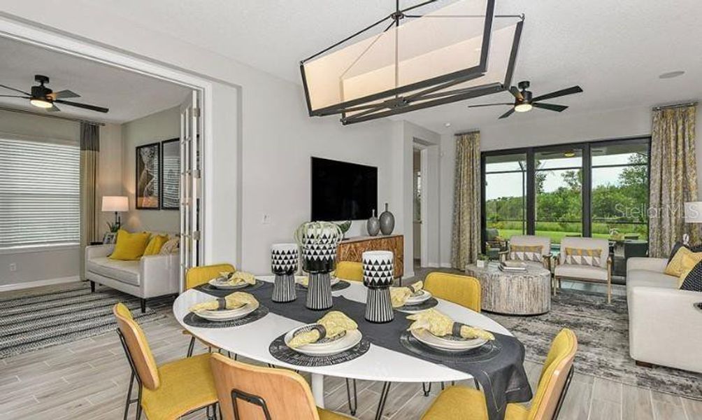 Furnished interior view inside a new home in Firethorn, Parrish (Image 4).