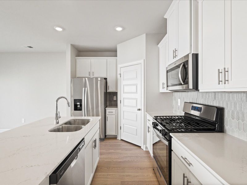 Furnished interior view inside a new home in Valentine Townes, Greer (Image 7).