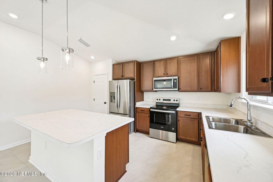 Furnished interior view inside a new home in , Jacksonville (Image 7). Furnished interior view inside a new home in , Jacksonville (Image 7).