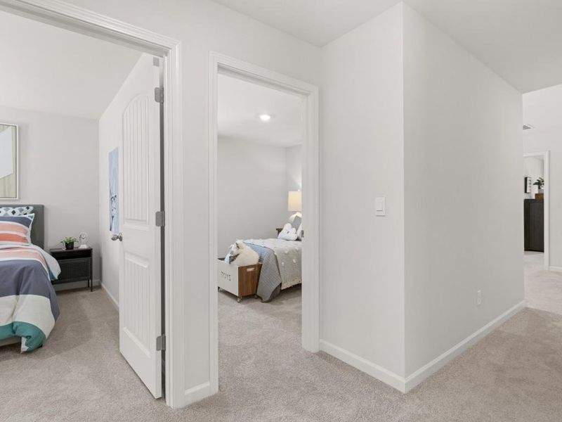 Furnished interior view inside a new home in Lost Creek, Dallas (Image 44).