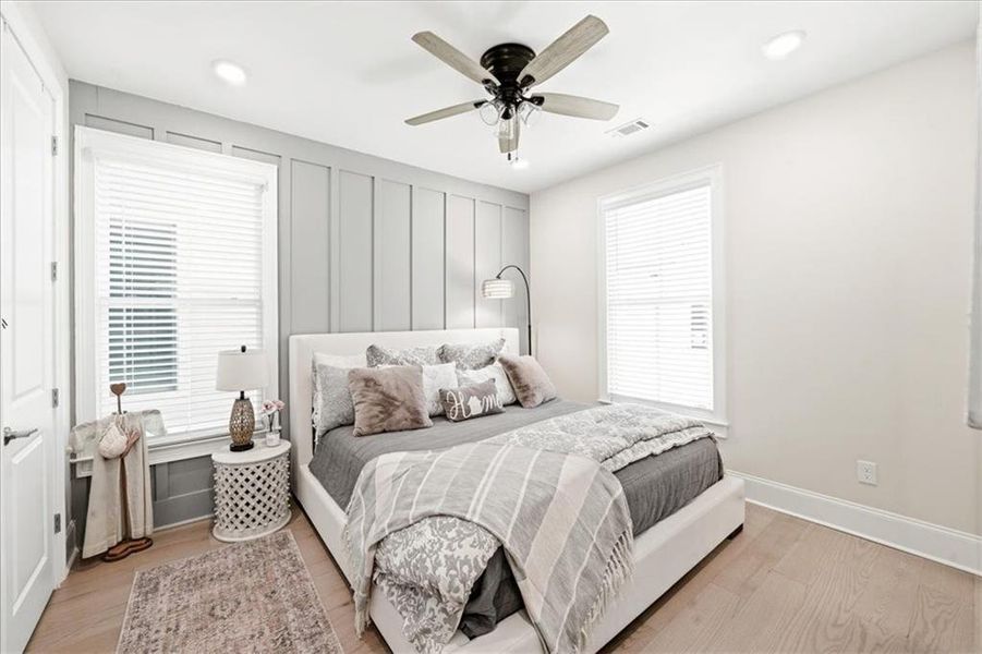 Furnished interior view inside a new home in Manning on the Square, Alpharetta (Image 47).