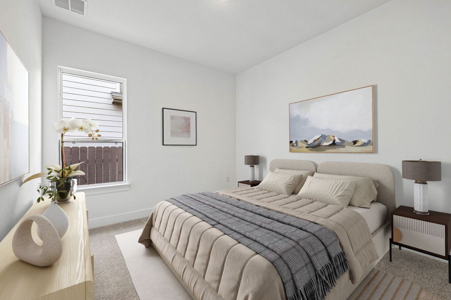 Furnished interior view inside a new home in Santa Rita Ranch, Liberty Hill (Image 19).