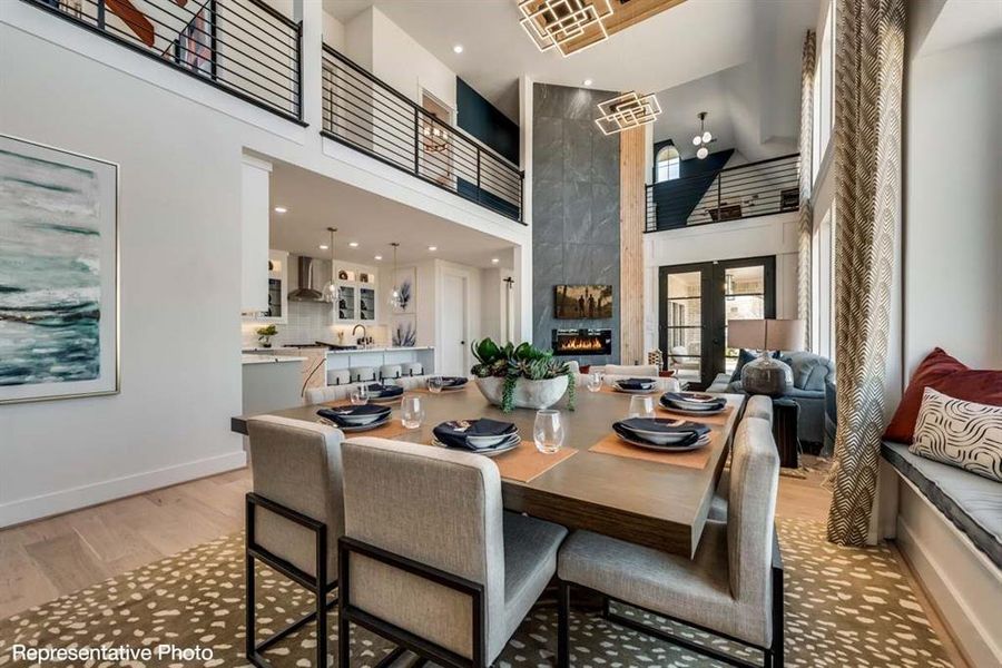 Furnished interior view inside a new home in Walton Ridge, Corinth (Image 5).