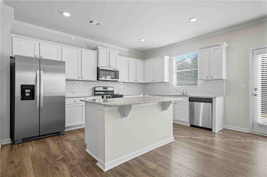 Furnished interior view inside a new home in , Dawsonville (Image 9).