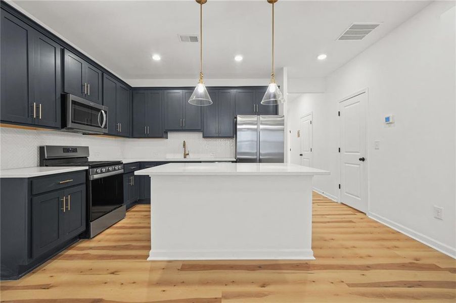 Furnished interior view inside a new home in , Atlanta (Image 9).