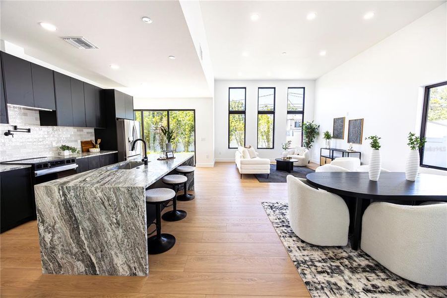 Furnished interior view inside a new home in , St. Petersburg (Image 18).