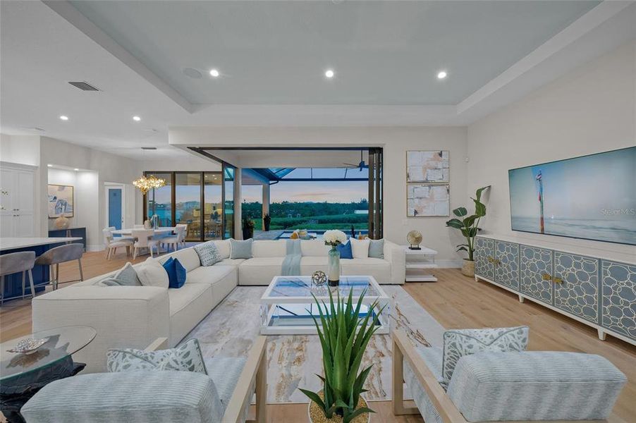 Furnished interior view inside a new home in , Nokomis (Image 51).