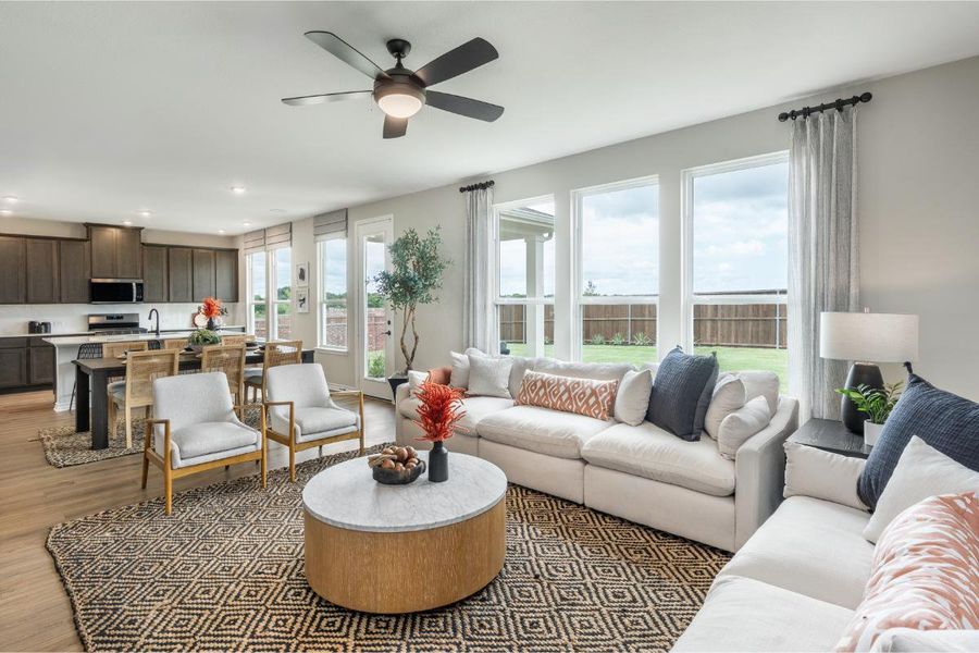 Representative furnished interior of a home built from the 2429 Modeled by KB Home in Princeton Estates II, Princeton (Image 4).