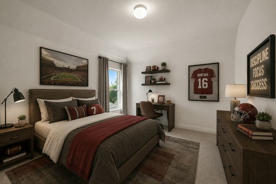 Furnished interior view inside a new home in Kentsdale Farms, DeSoto (Image 21). Furnished interior view inside a new home in Kentsdale Farms, DeSoto (Image 21).