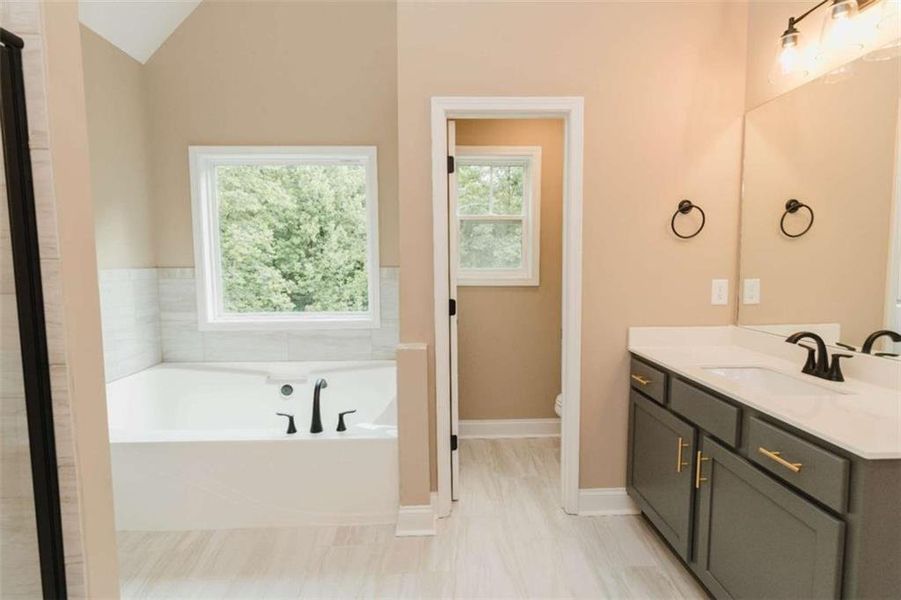 Furnished interior view inside a new home in , Douglasville (Image 11). Furnished interior view inside a new home in , Douglasville (Image 11).