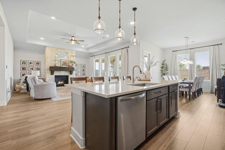 Furnished interior view inside a new home in , Texas City (Image 12).