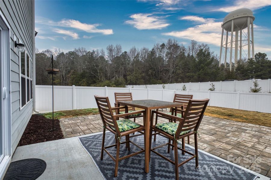 Exterior details and patio area of a home in , York (Image 28). Exterior details and patio area of a home in , York (Image 28).