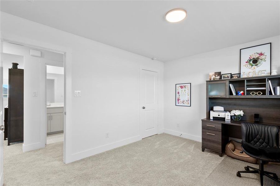 Furnished interior view inside a new home in North Square at Uptown, Celina (Image 12).