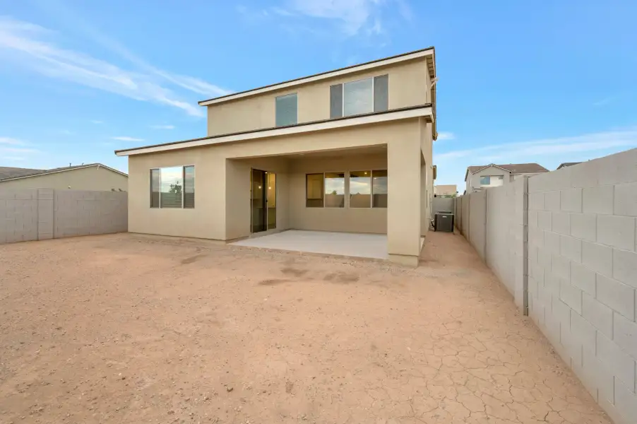 Exterior details and patio area of a home in Soleo, San Tan Valley (Image 18).
